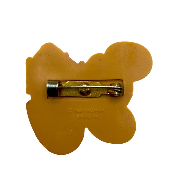 Hallmark cards hi cutie mouse with heart brooch signed 1983 hallmark cards inc. - Picture 2 of 2